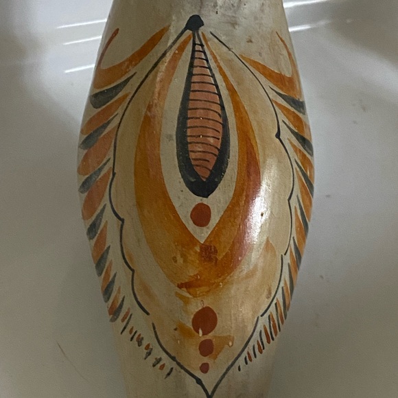 Vintage Mexican Tonala Hand painted Pottery Toucan Signed Numbers. - Picture 10 of 10